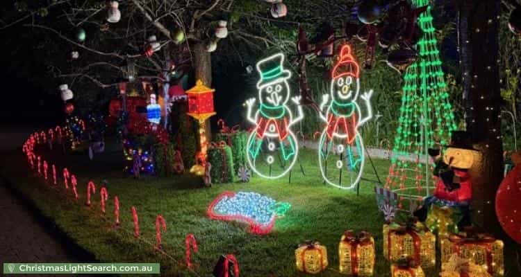 Christmas Light display at 8 Laura Court, Whittlesea
