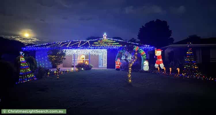 Christmas Light display at 16 Bachmann Avenue, Old Reynella
