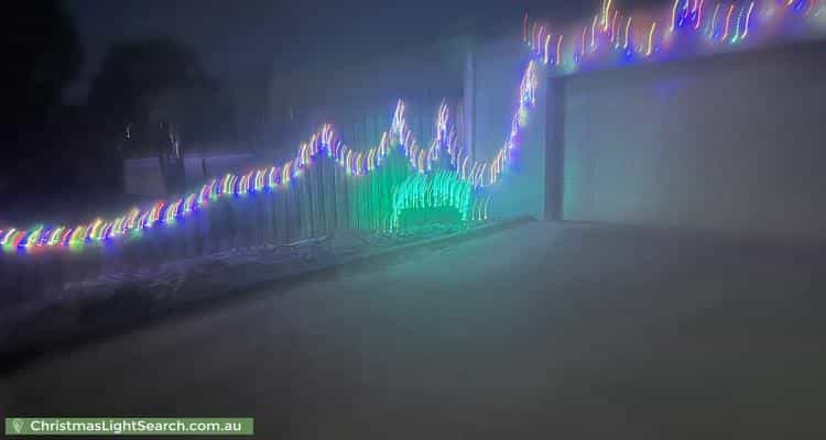Christmas Light display at 6 Postregna Way, Skye