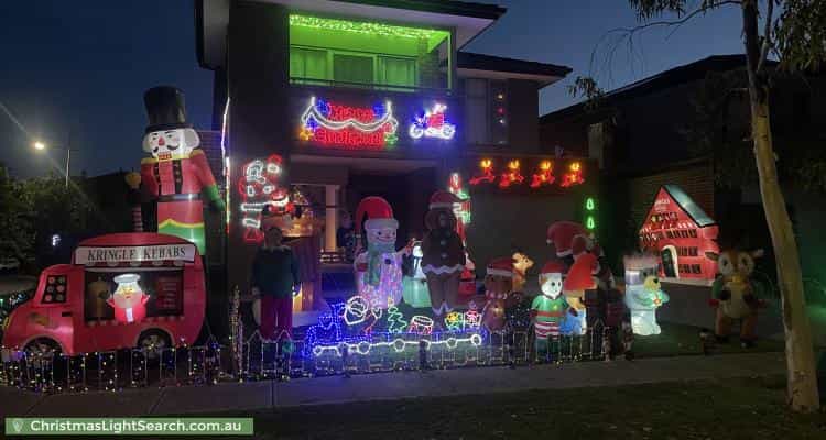 Christmas Light display at 14 Bayvista Circuit, Point Cook