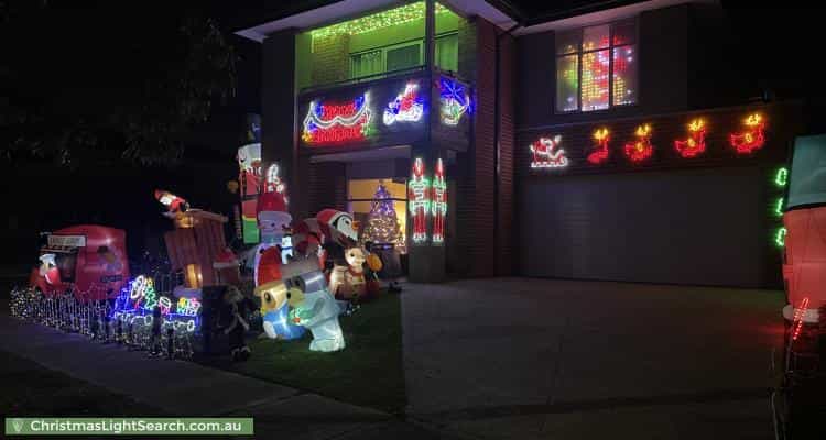 Christmas Light display at 14 Bayvista Circuit, Point Cook