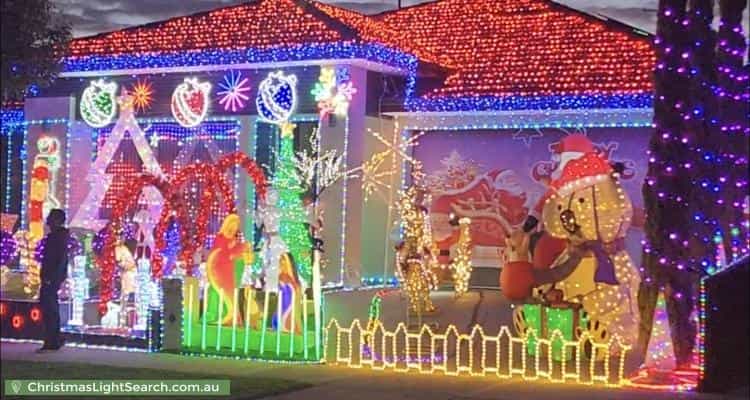 Christmas Light display at 1 Girraween Street, Wollert