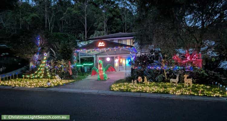 Christmas Light display at 73 Belclare Street, The Gap