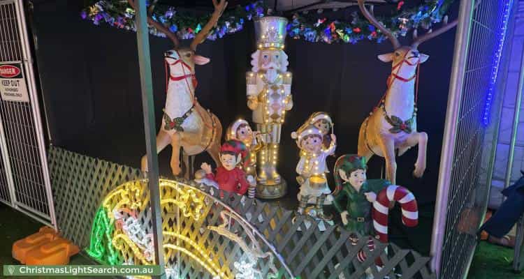 Christmas Light display at 36 Birun Street, Woodridge