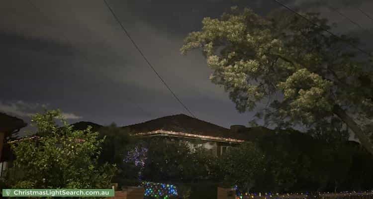 Christmas Light display at 17 Teal Crescent, Lalor
