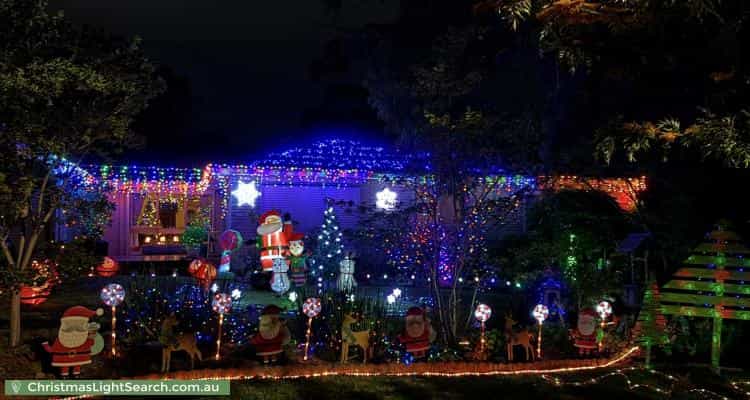 Christmas Light display at 2 Rex Court, Wantirna