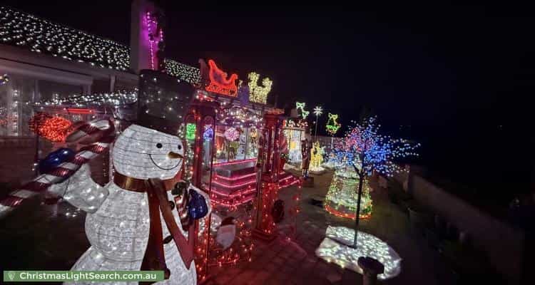 Christmas Light display at 6 Bounty Street, Warrane