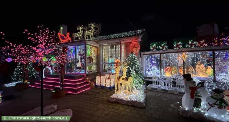 Christmas Light display at 6 Bounty Street, Warrane