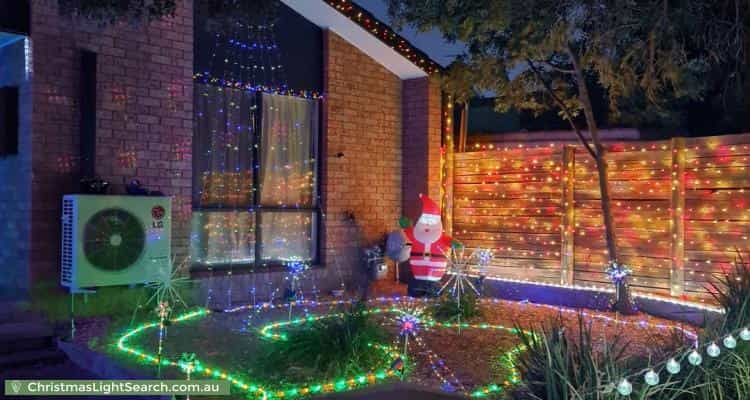 Christmas Light display at 19 Thomas Hart Street, Banks