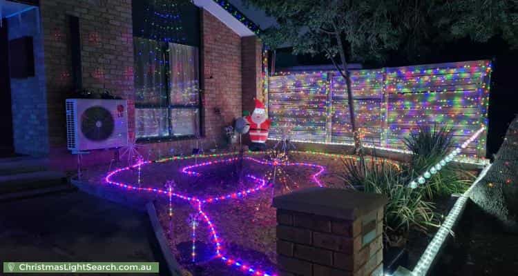 Christmas Light display at 19 Thomas Hart Street, Banks