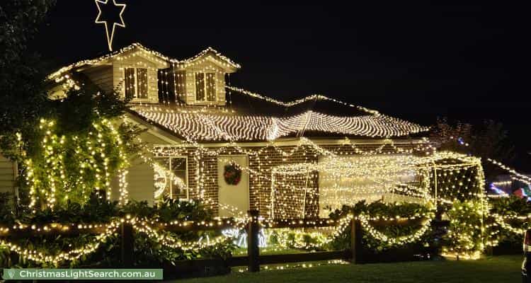 Christmas Light display at  Balmoral Rise, Wilton