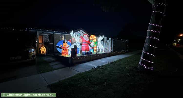 Christmas Light display at 41A Cranbourne Drive, Cranbourne