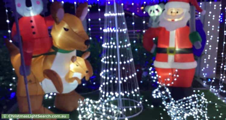 Christmas Light display at 20 Mellum Circuit, Pacific Pines