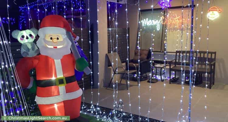 Christmas Light display at 20 Mellum Circuit, Pacific Pines