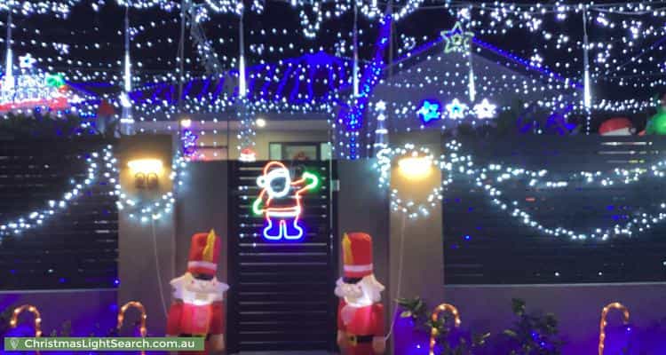 Christmas Light display at 20 Mellum Circuit, Pacific Pines