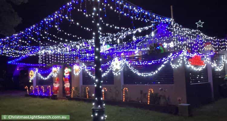 Christmas Light display at 20 Mellum Circuit, Pacific Pines