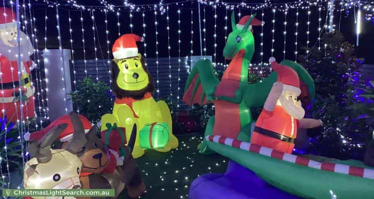 Christmas Light display at 20 Mellum Circuit, Pacific Pines