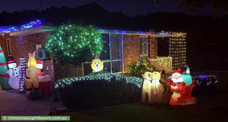 Christmas Light display at 16 Fairway Drive, Penguin