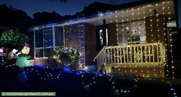 Christmas Light display at 16 Fairway Drive, Penguin