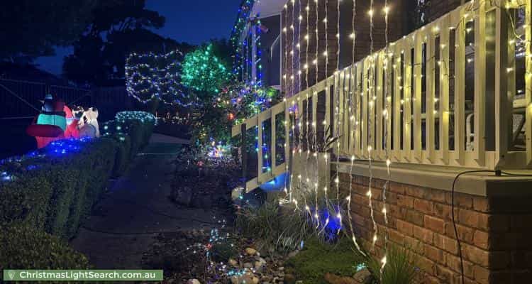 Christmas Light display at 16 Fairway Drive, Penguin
