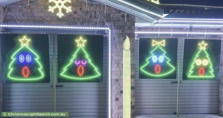 Christmas Light display at 14 Cashion Court, Dunlop