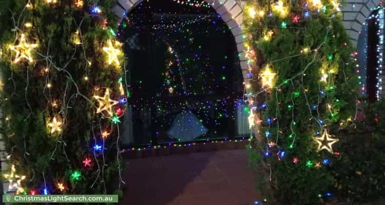 Christmas Light display at  Bunbury Street, Stirling