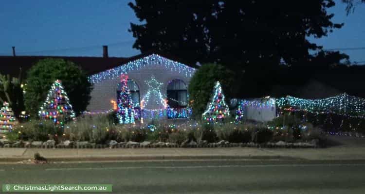 Christmas Light display at  Bunbury Street, Stirling