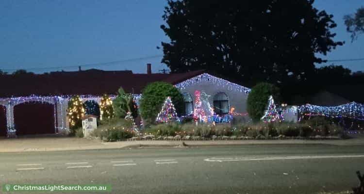 Christmas Light display at  Bunbury Street, Stirling