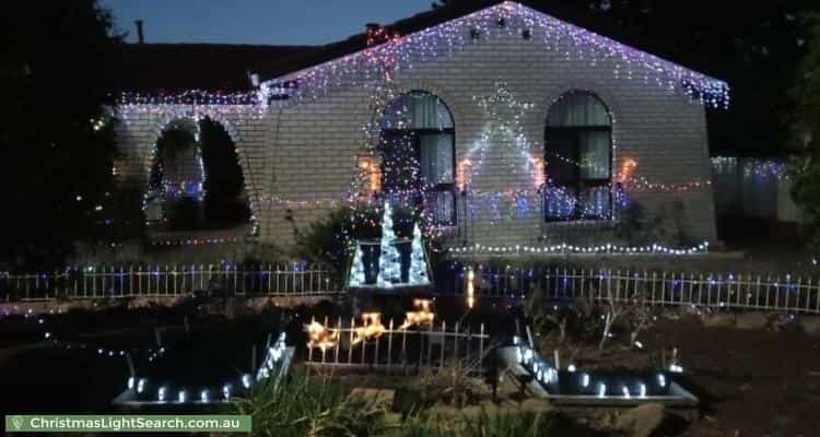 Christmas Light display at  Bunbury Street, Stirling