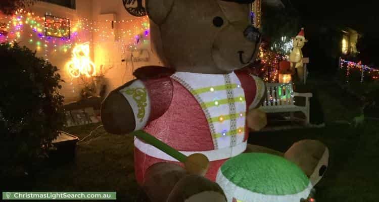 Christmas Light display at 5 Constable Drive, Montrose