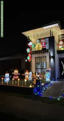 Christmas Light display at 48 Geranium Street, Marsden Park