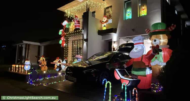 Christmas Light display at 48 Geranium Street, Marsden Park