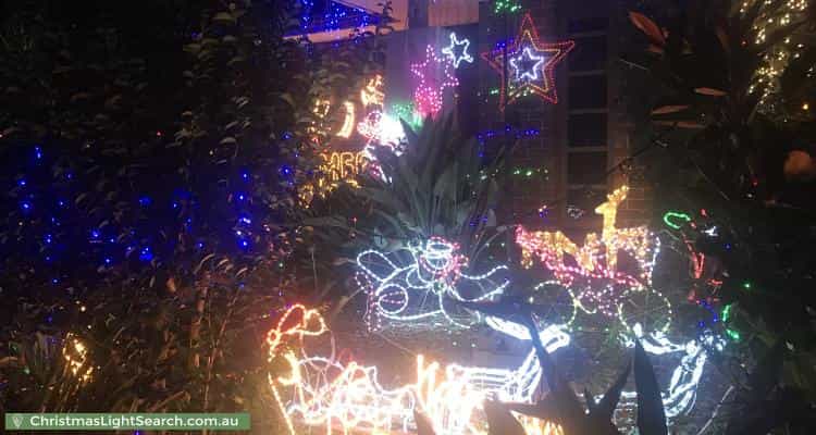 Christmas Light display at 22 Appaloosa Grove, Clyde North