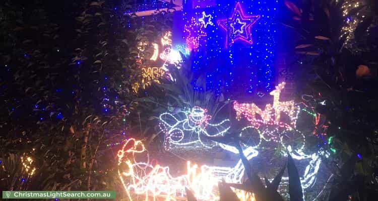 Christmas Light display at 22 Appaloosa Grove, Clyde North