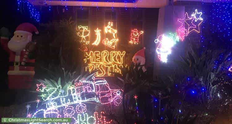 Christmas Light display at 22 Appaloosa Grove, Clyde North