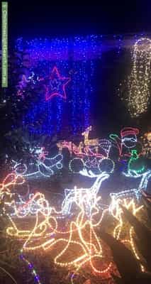 Christmas Light display at 22 Appaloosa Grove, Clyde North