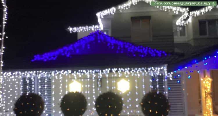 Christmas Light display at 13 Bucknell Road, Bibra Lake