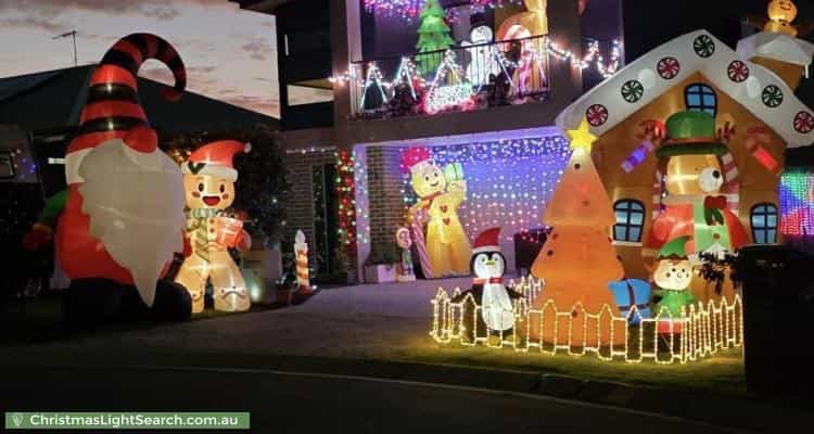 Christmas Light display at 12 Kirrama Court, Mango Hill