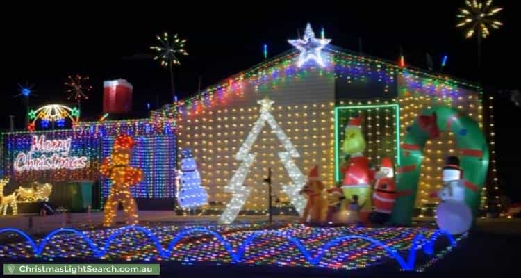 Christmas Light display at 9 Koolena Crescent, Munno Para