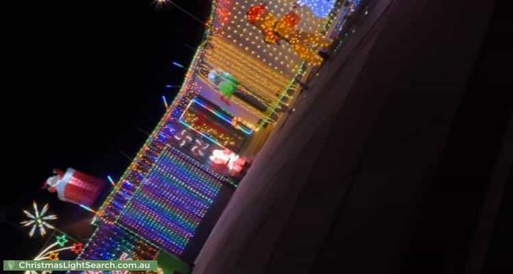 Christmas Light display at 9 Koolena Crescent, Munno Para
