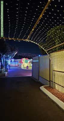 Christmas Light display at 25 Blackadder Road, Swan View