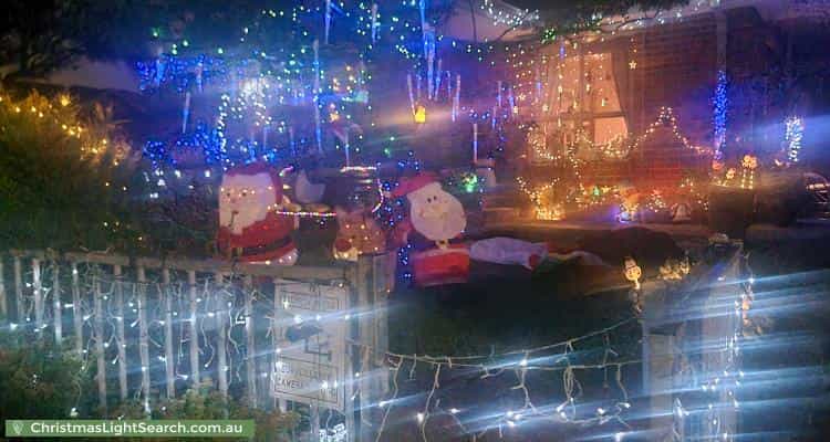 Christmas Light display at 15 Carramar Street, Chadstone