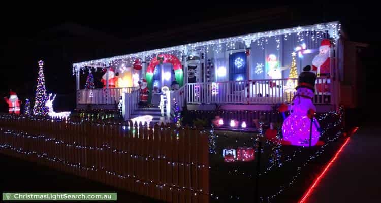 Christmas Light display at 54 Bazaar Street, Maryborough