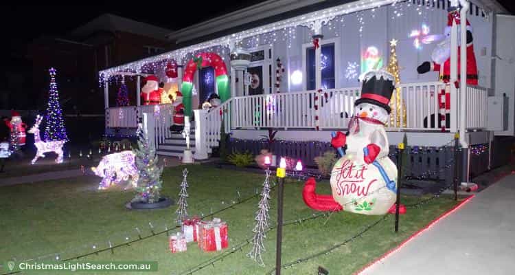 Christmas Light display at 54 Bazaar Street, Maryborough