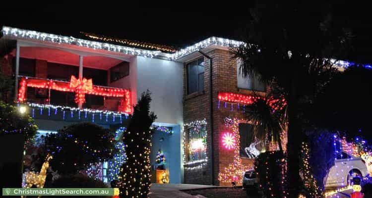 Christmas Light display at 33 Osborne Avenue, Trevallyn