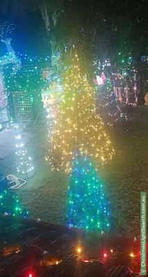 Christmas Light display at 33 Osborne Avenue, Trevallyn