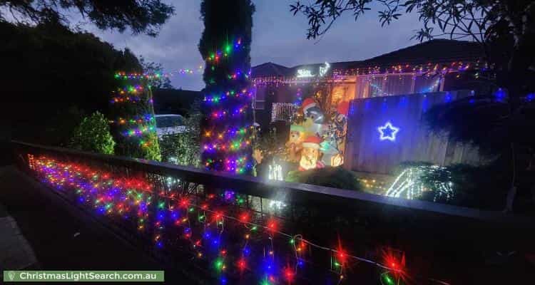 Christmas Light display at 20 Bellara Drive, Mooroolbark