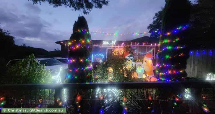 Christmas Light display at 20 Bellara Drive, Mooroolbark