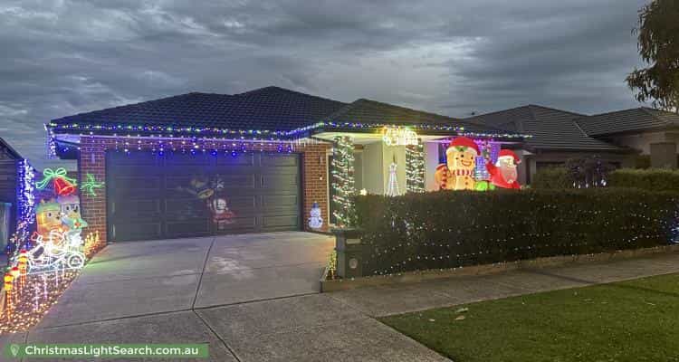 Christmas Light display at  Simon Avenue, Officer