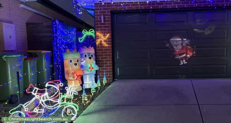 Christmas Light display at  Simon Avenue, Officer
